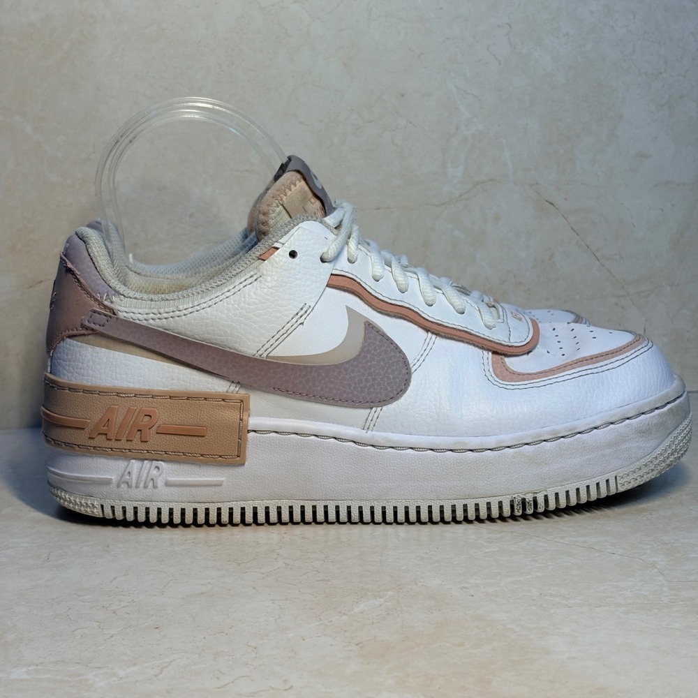 Nike Air Force 1 Shadow White Amethyst Ash Pink Oxford CI0919-113 Womens 8.5 - Picture 2 of 13